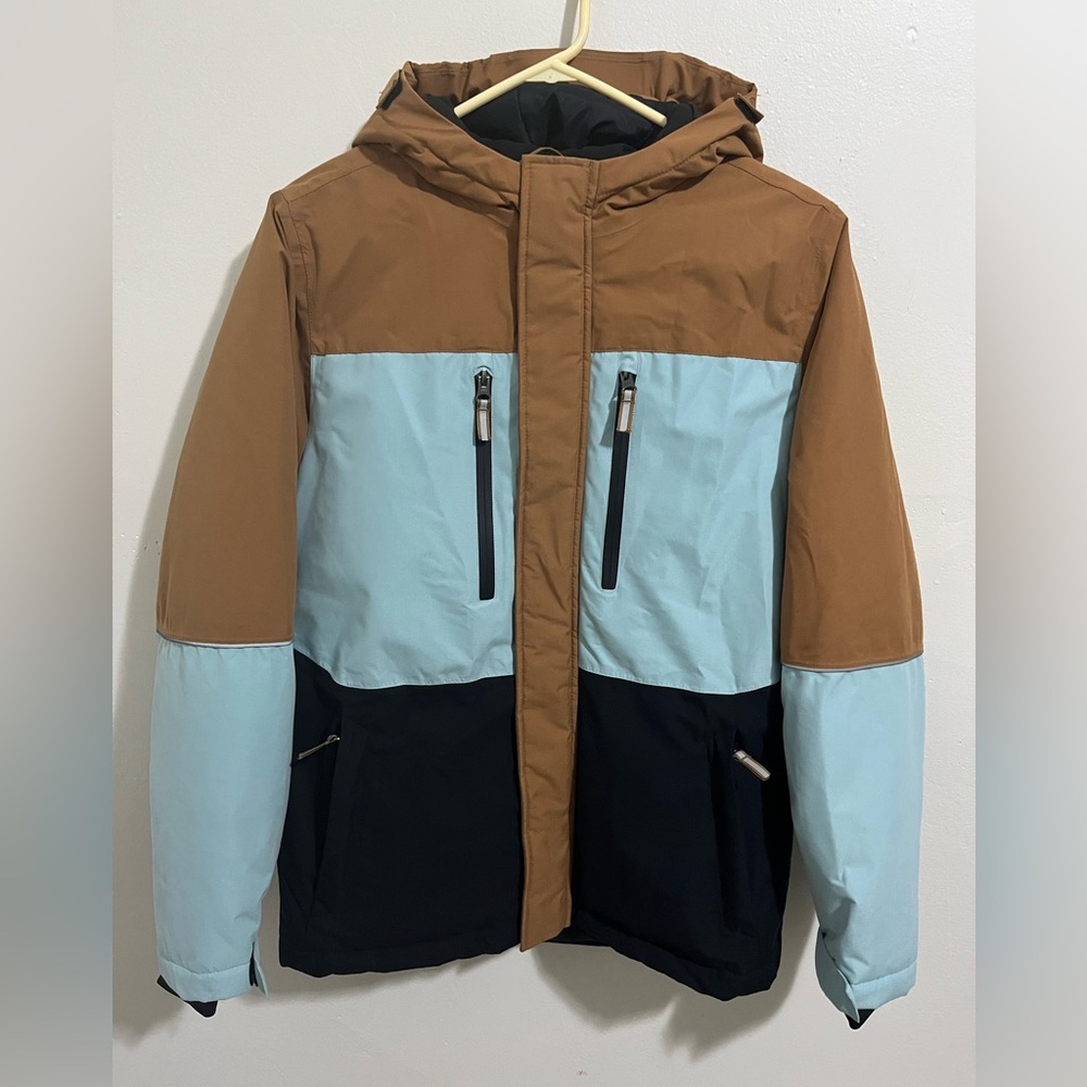 Swiss Tech Boys Water Repellent Ski Jacket with Adjustable Hood